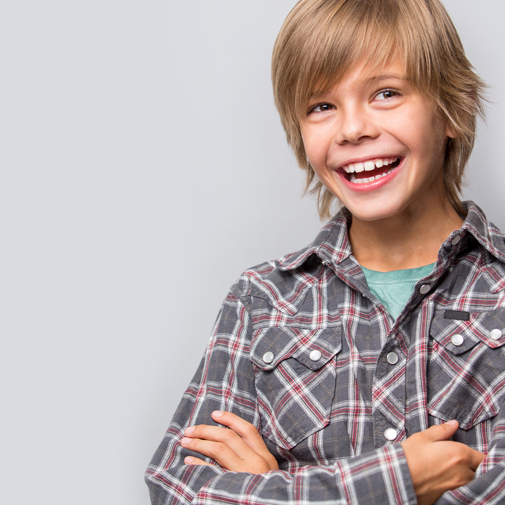 Hudson Orthodontics - young boy smiling